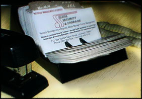 Picture of Rolodex Cards